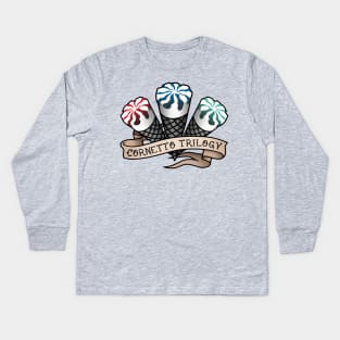 Cornetto Trilogy Tattoo Kids Long Sleeve T-Shirt